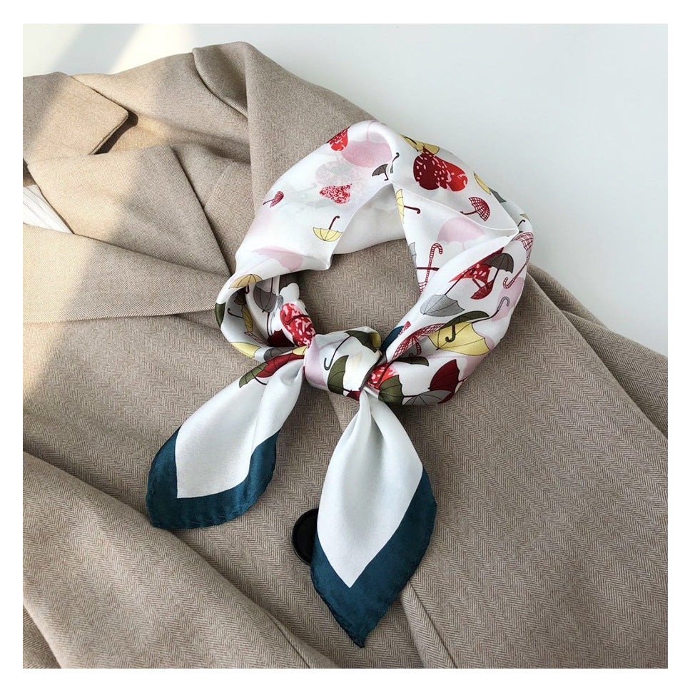 Wholesale 2019 Highend Silk Scarf for Women 53cm Square Embroidered Scarf MarcoThePolo