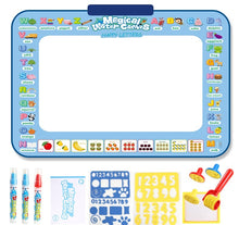 Water Doodle Mat ,Aqua Painting Drawing Mat Mess Free Learning Toy Mat