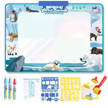 Water Doodle Mat ,Aqua Painting Drawing Mat Mess Free Learning Toy Mat