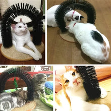 Cat Arch Self Groomer Cat 4-in-1 Multifunctional Hair Brush Cat Arch Groomer And Massager Groom Toy Pet Cat Scratcher Toys Fur Grooming Brush .