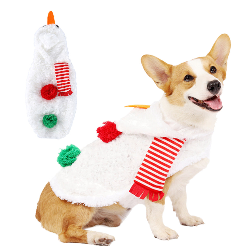 Wholesale SmallMedium Dogs Christmas Costume Cashmere Fabric