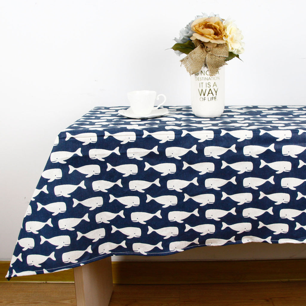 Wholesale Japanese Style Tablecloth with 50 Cotton and 50 Polyester