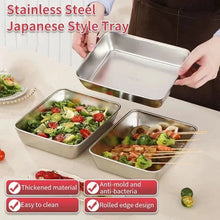 OFF-Stainless Steel Square Plate(With Lid)