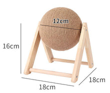 Premium Sisal Rope Cat Scratching Ball Toy - Durable Board For Grinding Paws And Keeping Cats Entertained