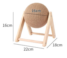 Premium Sisal Rope Cat Scratching Ball Toy - Durable Board For Grinding Paws And Keeping Cats Entertained