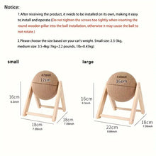 Premium Sisal Rope Cat Scratching Ball Toy - Durable Board For Grinding Paws And Keeping Cats Entertained