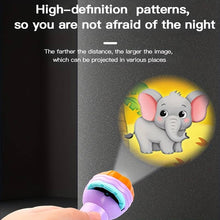 Projection Flashlight Toy - Educational Toy Birthday Gift For Early Learning & Picture Projector Fun
