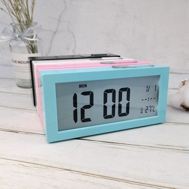 Wholesale Modern LCD Digital Alarm Clock with Light Sensor, Week
