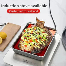 OFF-Stainless Steel Square Plate(With Lid)
