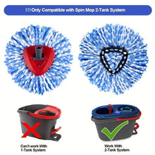 Household Mop, Replacement Heads Spin Mop, Microfiber Spin Mop Refills, Multifunctional Mop, Reusable Spin Mop For Cleaning Floor, Home Supplies, Kitchen Supplies, Room Supplies