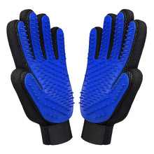 Pet Grooming Glove Gentle Deshedding Brush Glove Accessories Pet Grooming Gloves For Dogs & Cat