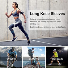 Tourmaline acupressure self-heating knee sleeve