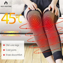 Tourmaline acupressure self-heating knee sleeve