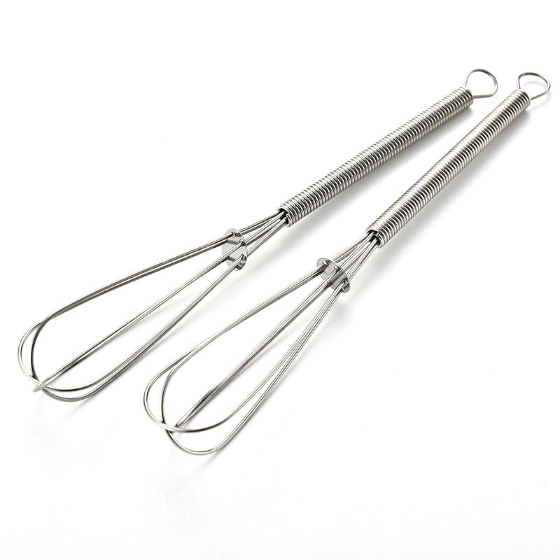 Wholesale 430 Stainless Steel Mini Egg Beater Spring Handle Small Egg ...