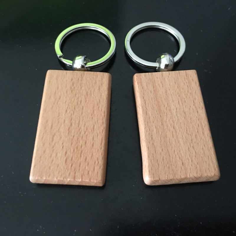 Wholesale Modern Wooden Keychain - Creative Key Ring with Solid Wood ...