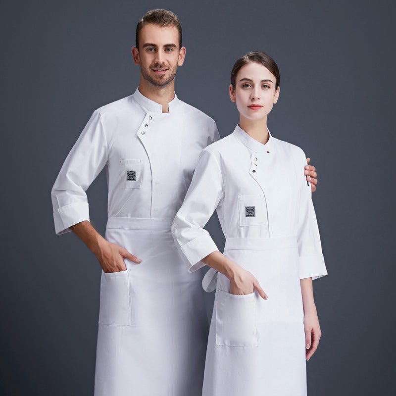 Wholesale Men's/Women's Chef Uniform 30 Cotton Blend, Suitable for
