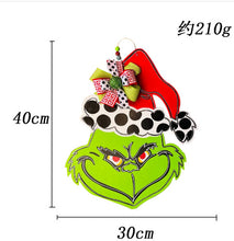The Grinch Christmas Decoration - Wooden Door Sign