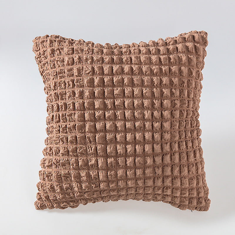 Wholesale 280g Bubble Gauze Pillow Cover, 45*45cm, Modern Simple