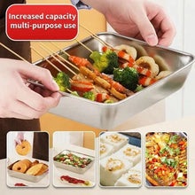 OFF-Stainless Steel Square Plate（With Lid）