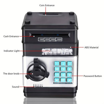 Piggy Bank Cash Coin Can ATM Bank Electronic Coin Money Bank Gift For Kids