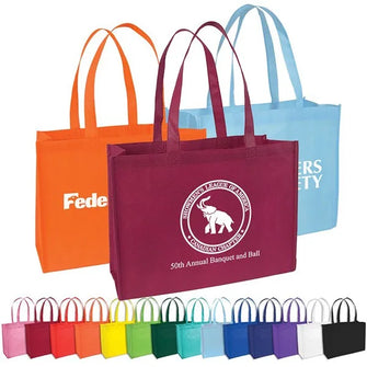 Custom Eco-Friendly Non-Woven Shopping Tote Bag - Medium Size