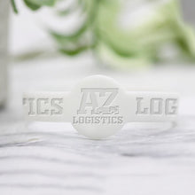 Personalized Silicone Printed Wristbands - Debossed