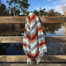 Mexican Style 50% Wool and 50% Polyester Blanket - 130*170-800g, 145*200-1000g